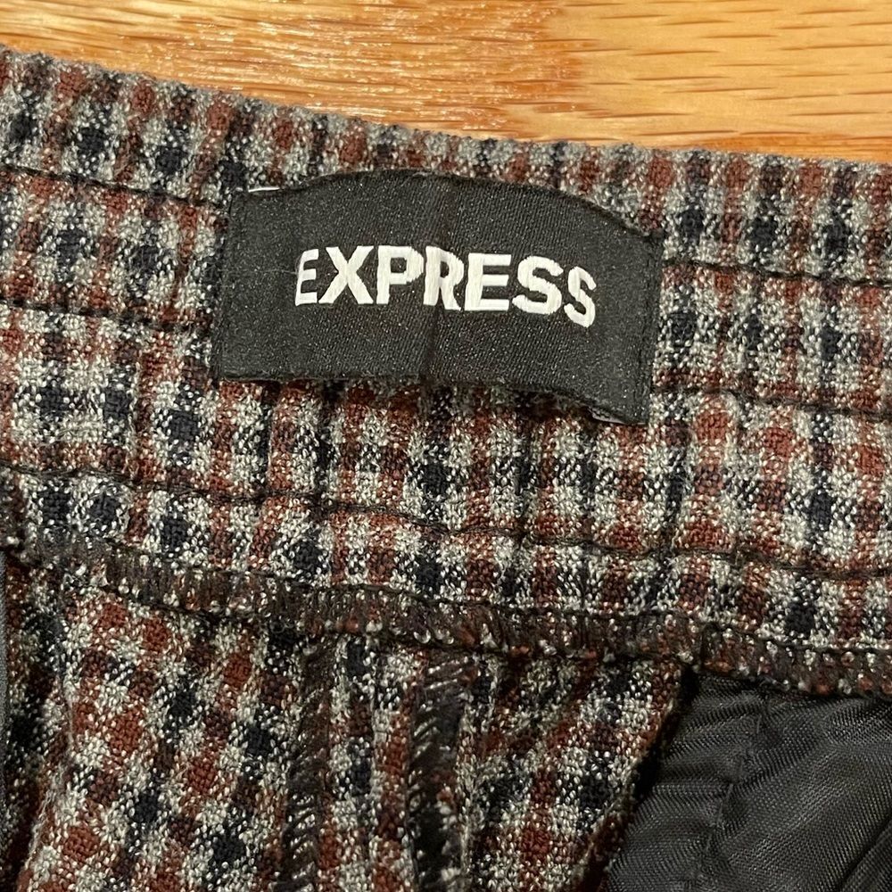 Express Drawstring Plaid Pants XS - Picture 7 of 7